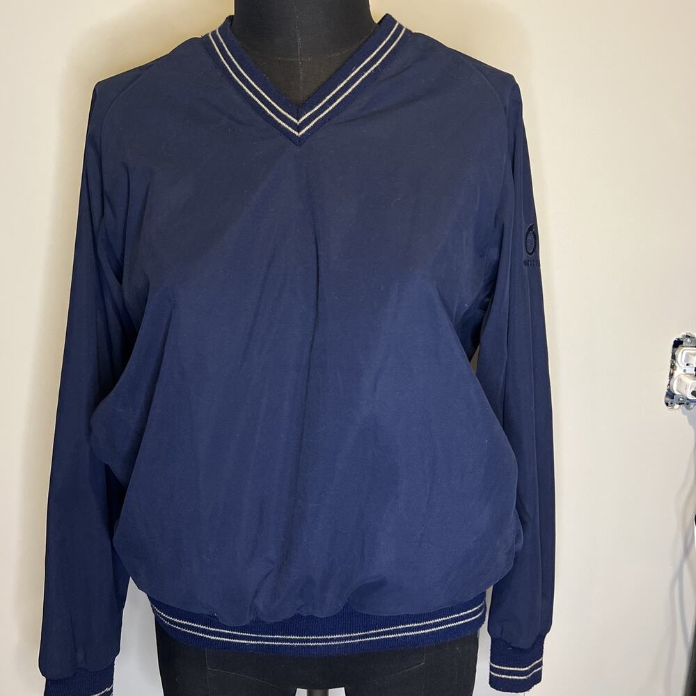 Sunderland Of Scotland Ladies Classic Pullover Navy Small Golf Made In USA
